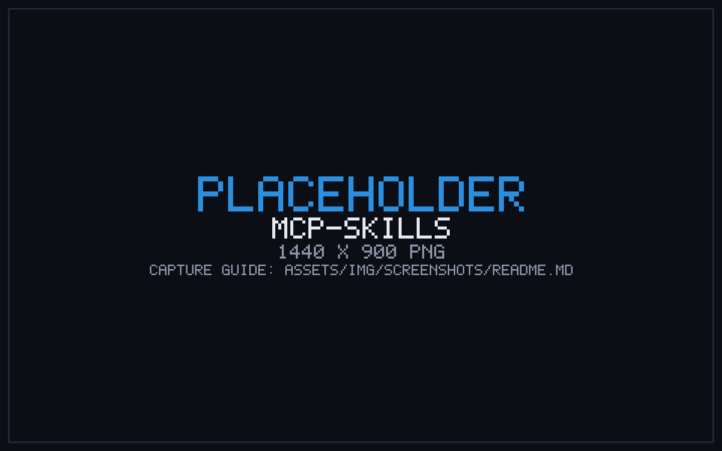MCP, servers and skills manager listing a connected server, its available tools and installed skills.